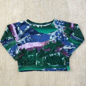Reebok Graphic Long Sleeve Sweatshirt L